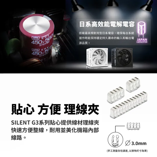 【KISS QUIET】凱斯克 Silent G3-黑色 750W-ATX 3.1(金牌 全模組 電源供應器  PCIE5.1)