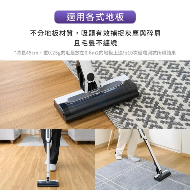 【Shark】限量S+級福利品CS150 EVOPOWER Std+自動集塵無線吸塵器(輕量 抗纏結 HEPA濾網 寵物毛 車用 手持)