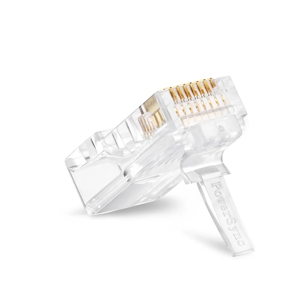 【PowerSync 群加】CAT 5 RJ45 8P8C 三叉網路水晶接頭 / 10入(PRS88-10)