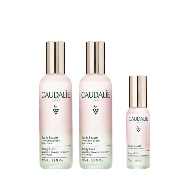 【CAUDALIE 歐緹麗】皇后水隨行囤貨組(100ml*2+30ml*1)