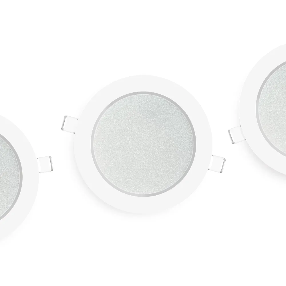 【金亮】4入組｜8W LED平面崁燈 開孔9cm(高亮度、高演色性、廣角、散光、快速接頭)