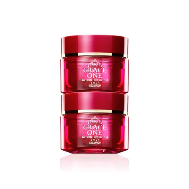 【KOSE 極上活妍】特濃彈力保濕凝霜EX100g-2入(修護精華/保濕小紅瓶/保濕霜/膠原蛋白)