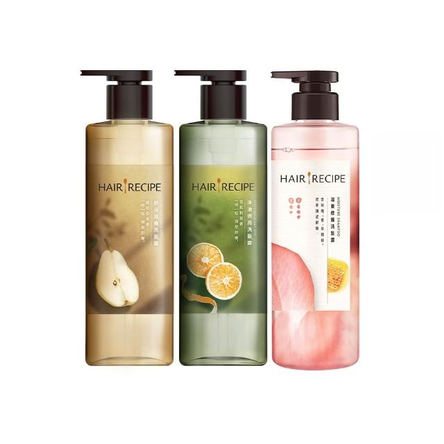 【Hair Recipe】髮的食譜 混搭任選組 全新!洗髮精/潤髮乳510gx3(控油x防斷x強韌)