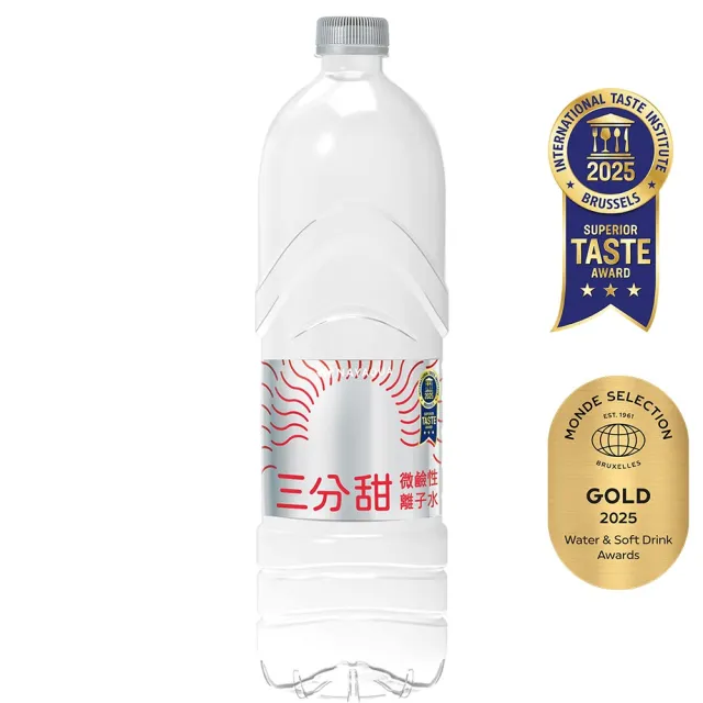 【NAYAQUA 耐雅格生技】三分甜 微鹼性離子水1480mlx3箱(共36入；官方直營 鹼性水 礦泉水)