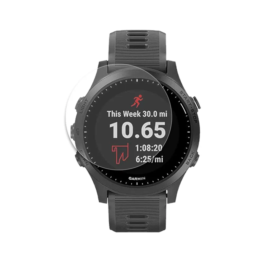 【o-one台灣製-小螢膜】Garmin Forerunner 945 滿版全膠螢幕保護貼 兩入組(曲面 軟膜 SGS 自動修復)