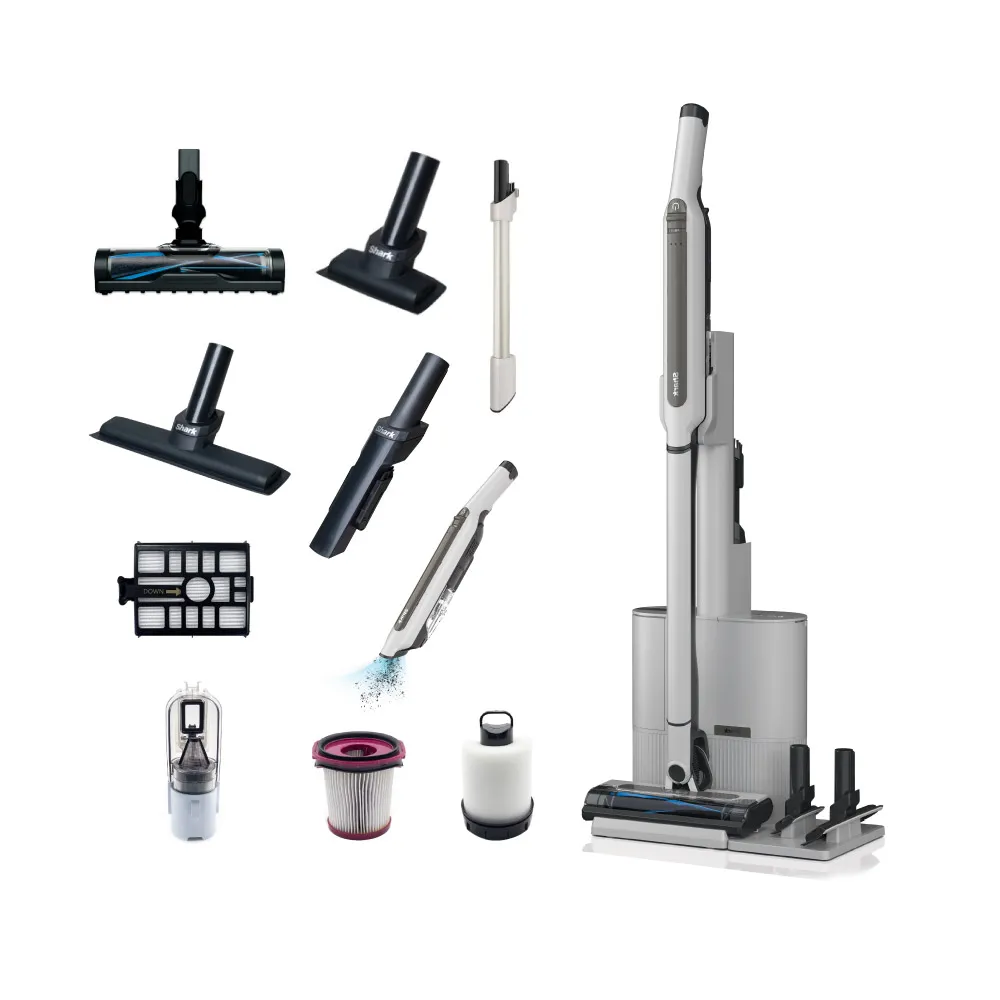 【Shark】限量B+級福利品CS150 EVOPOWER Std+自動集塵無線吸塵器(輕量 抗纏結 HEPA濾網 集塵吸塵器 手持)