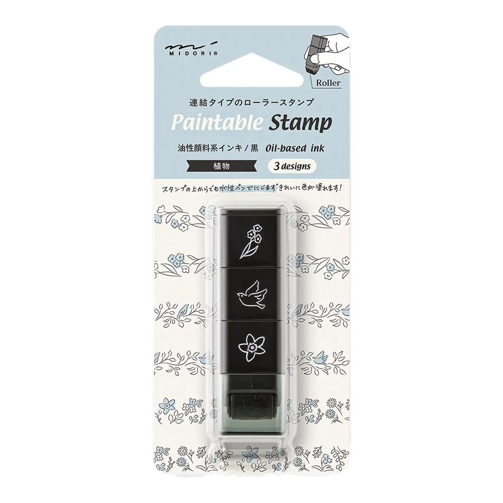 【MIDORI】《Paintable Stamp 浸透印 滾輪式》