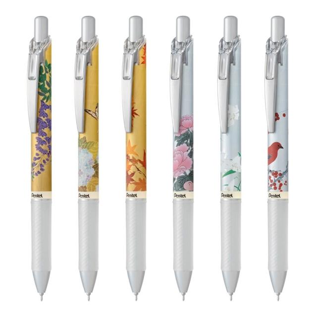 【Pentel 飛龍】BLN75KC極速鋼珠筆-花鳥圖