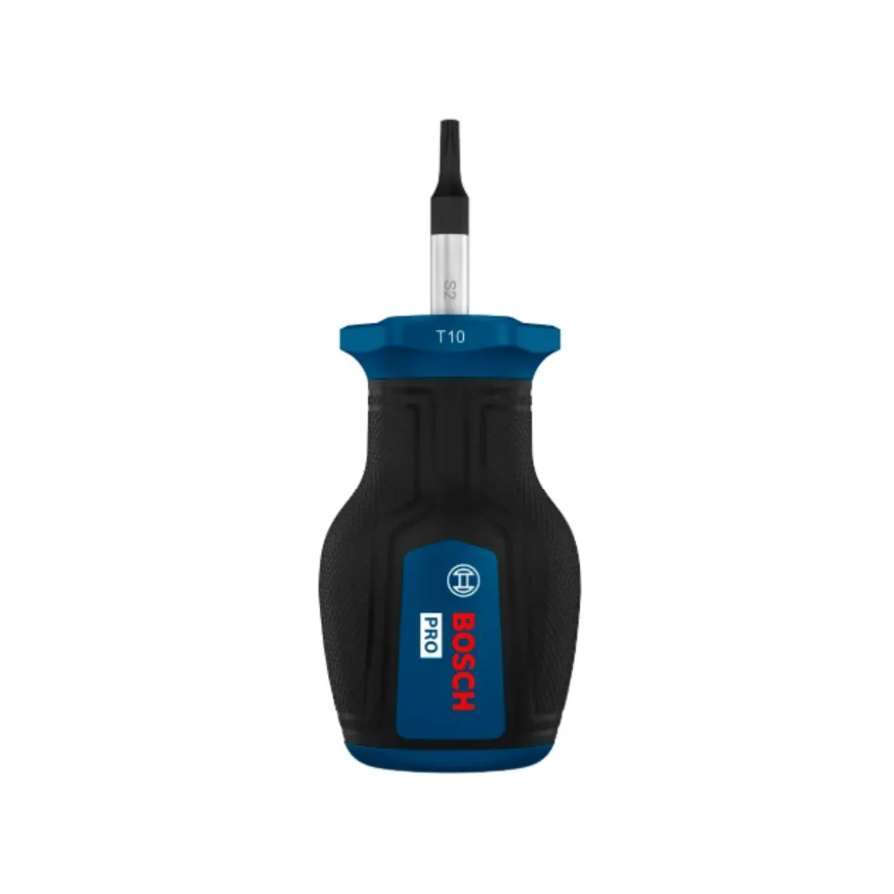 【BOSCH 博世】專業手動短柄螺絲起子梅花星型 TX15×25mm