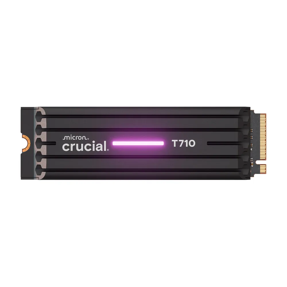 【Crucial 美光】T710 Gen5 2280 M.2 2TB SSD固態硬碟(含原廠散熱片/CT2000T710SSD5)