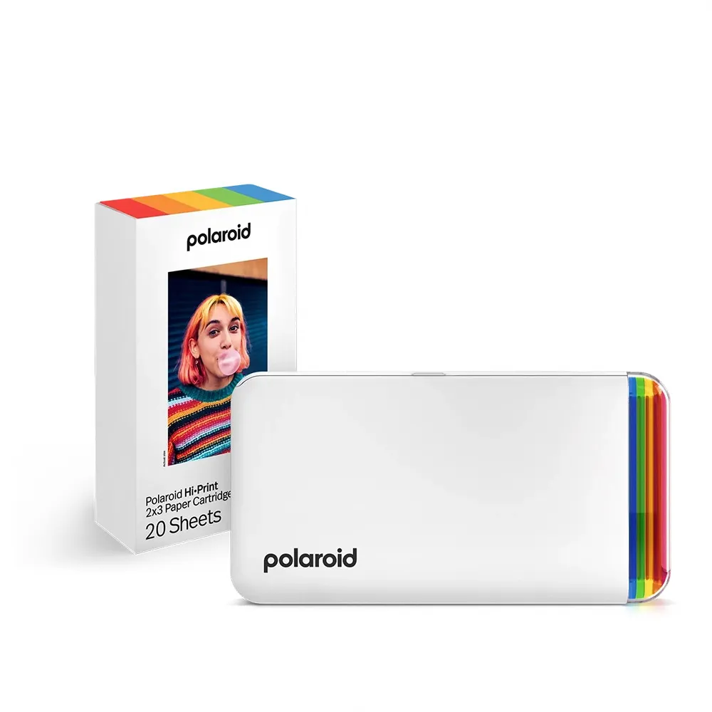 【Polaroid 寶麗來】手機相片印相機-超值組 內附20張相片紙 公司貨(DH1/DH2)