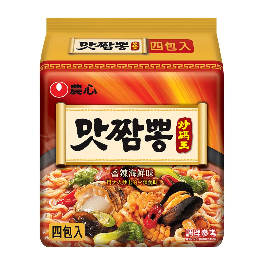 【NONG SHIM 農心】農心炒碼麵(130g×4入)