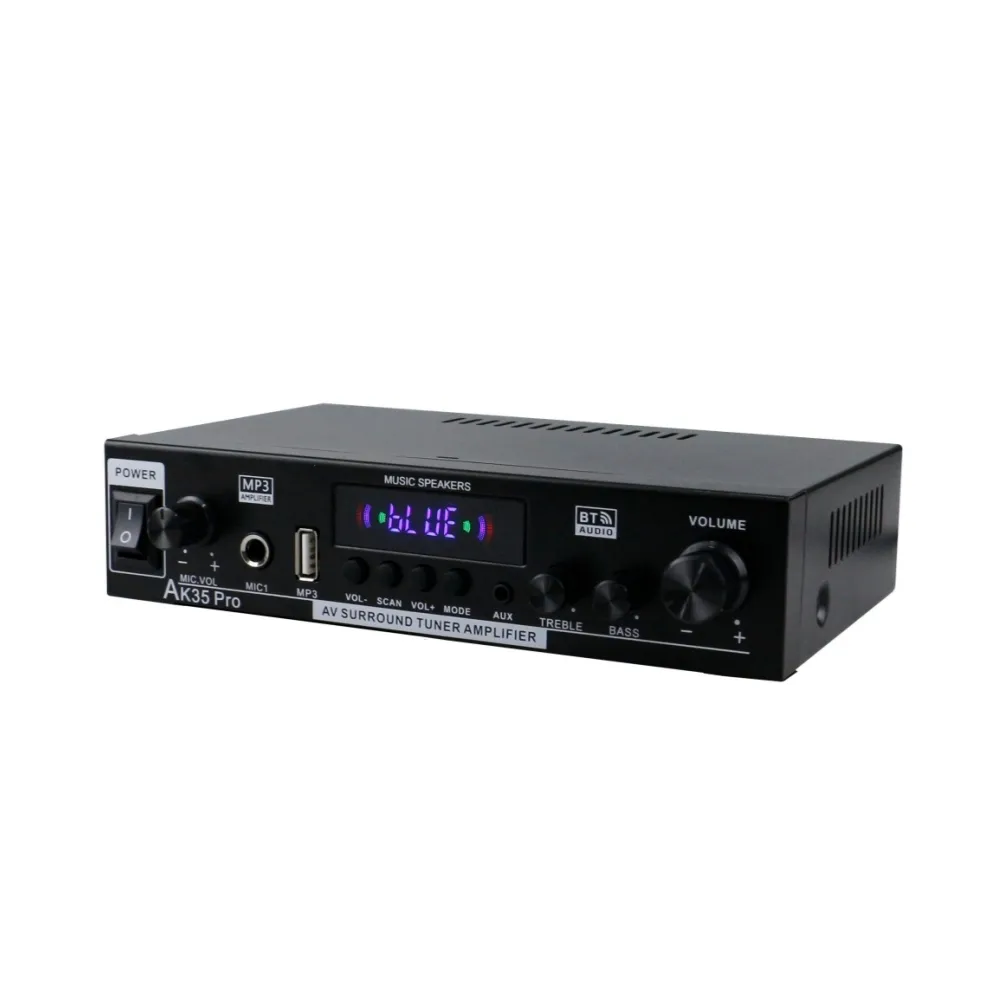 【諾必行】AK35家庭音響放大器 數位功率放大器 藍牙5.0 擴大機 音響放大器 高低音調節