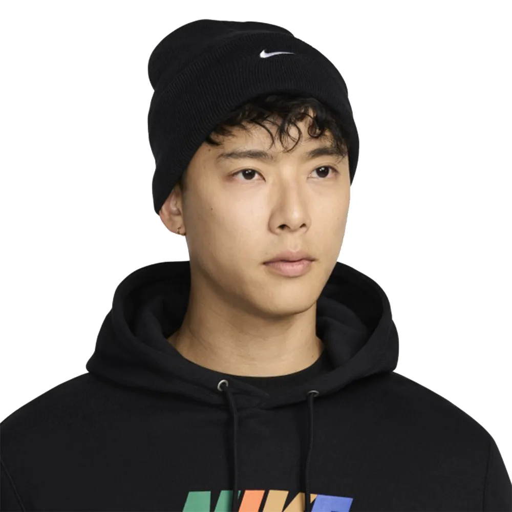 【NIKE 耐吉】男女 U NK PEAK BEANIE TC SWSH F24 L 毛帽 保暖運動帽 -  HF0187010