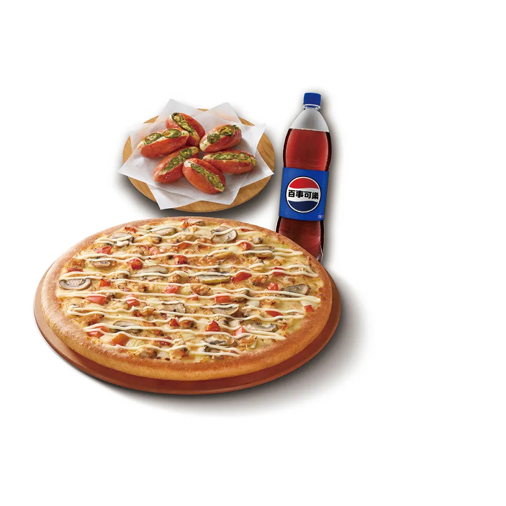 【Pizza Hut 必勝客】13吋大比薩口味7選1套餐 好禮即享券-E