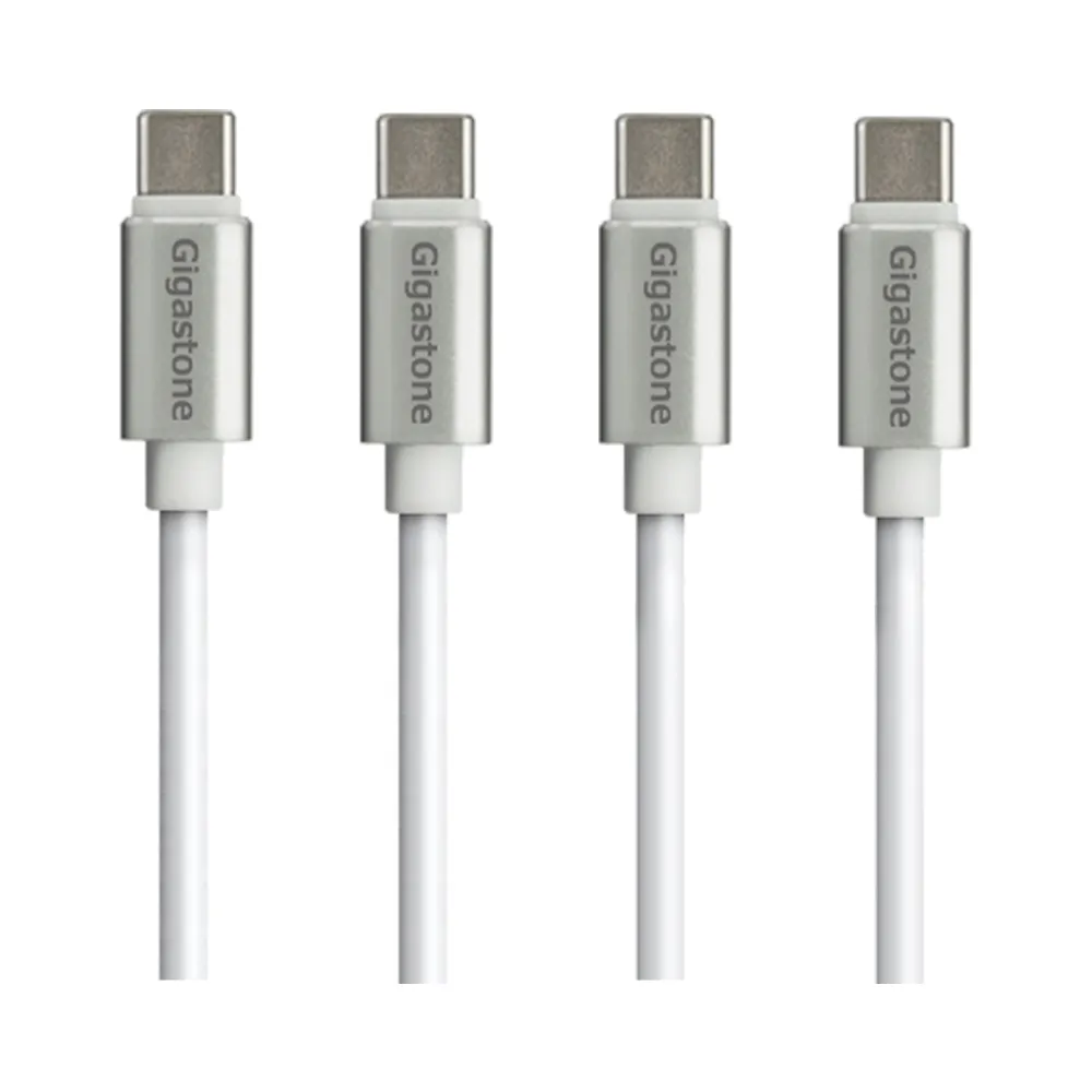【Gigastone 立達國際】2入組TypeC 60W高速充電傳輸線CC-7600W(iPhone17/Switch/筆電快充)