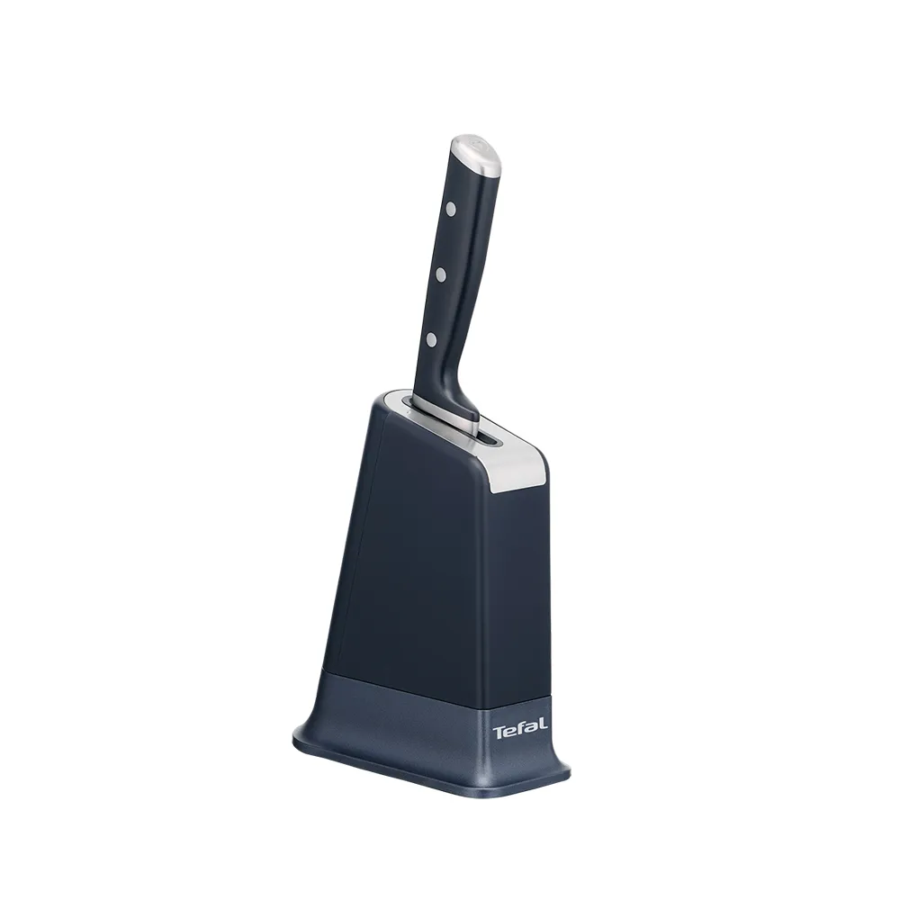 【Tefal 特福】Eversharp pro回鋒刀主廚刀16.5CM/含自動磨刀座(募資破300萬)
