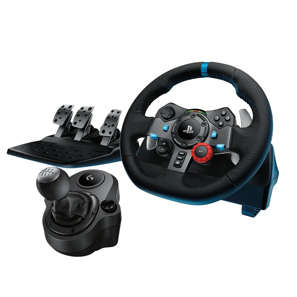 【Logitech G】(全新福利品)G29賽車方向盤+變速器(電競/賽車/方向盤/羅技/Logitech)桿/ G923/G29 適用)