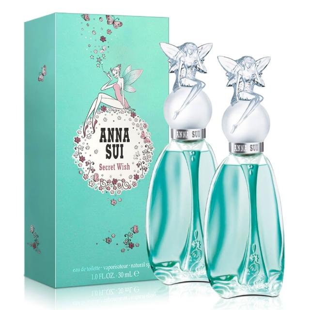 【ANNA SUI 安娜蘇】許願精靈女性淡香水30ml(買一送一)