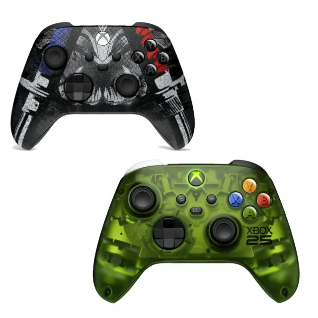 【Microsoft 微軟】XBOX 原廠無線控制器 同遊組(25周年限量版+忍者外傳 4)