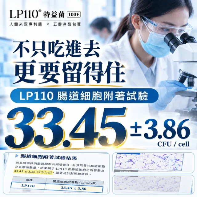 【CHENTAIN EV 臣田】官方直營 LP110特益菌 100E 益生菌 5盒入共100包 (20包/盒)