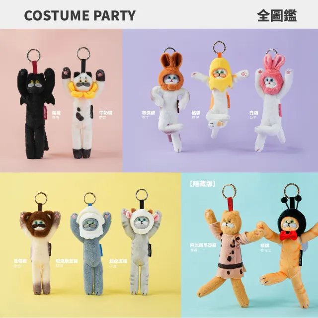 【ToysRUs 玩具反斗城】LUYAO DESIGN 路遙圓創 貓的抱抱 娃娃版2-變裝派對 盲盒 一中盒(共6款) - 隨機發貨