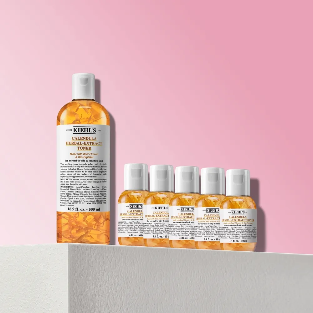【Kiehl’s 契爾氏】官方直營 金盞花植物精華化妝水500ml(NO.1化妝水/舒緩穩定)