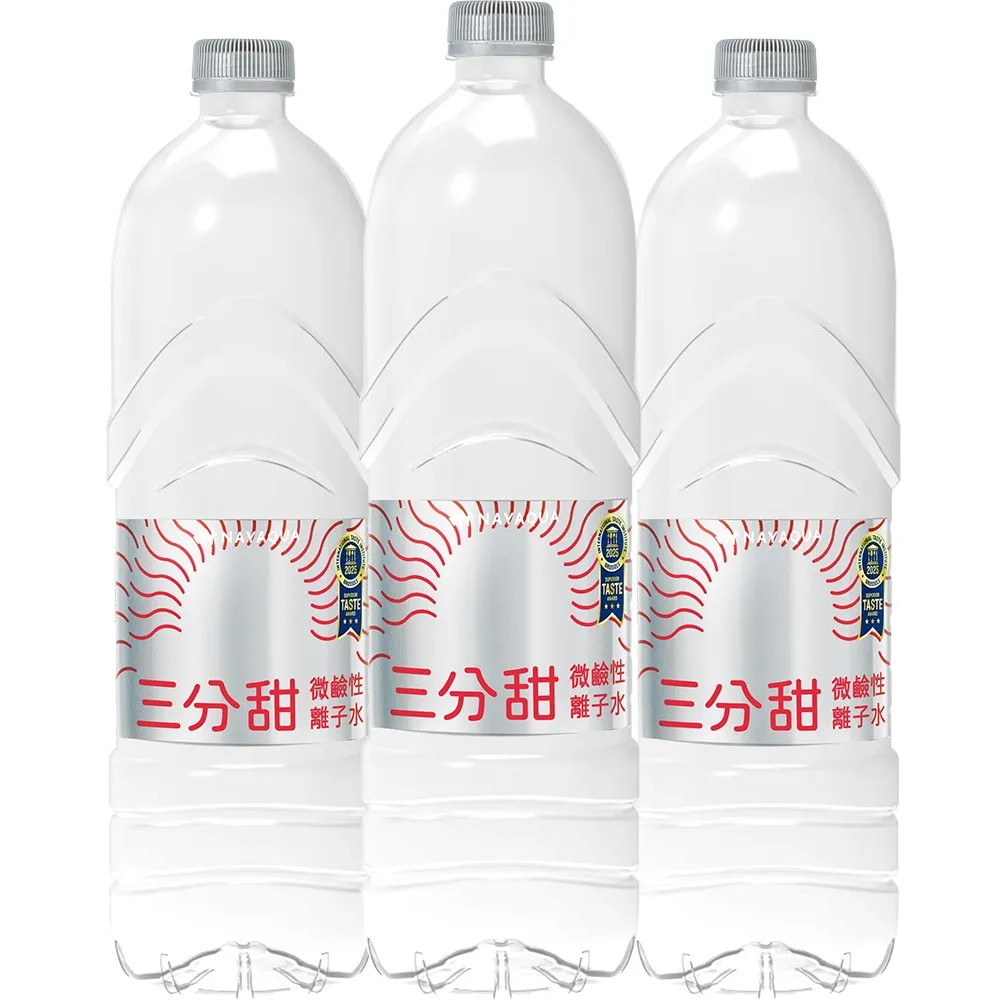 【NAYAQUA 耐雅格生技】三分甜 微鹼性離子水1480mlx3箱(共36入；官方直營 鹼性水 礦泉水)