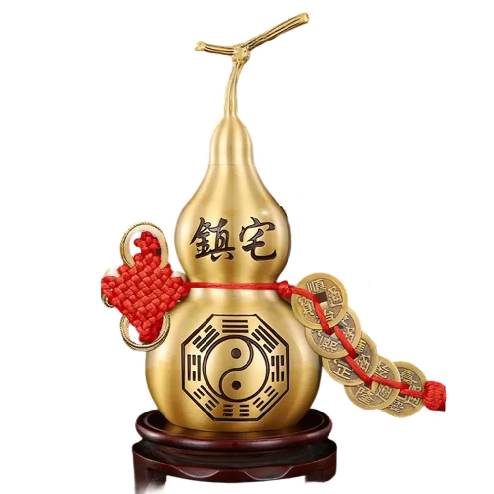 18cm趨吉避煞空心純銅葫蘆鎮宅八卦招財進寶- momo購物網- 好評推薦