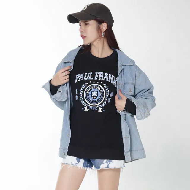 美國PAUL FRANK榮耀徽章高磅棉休間衫