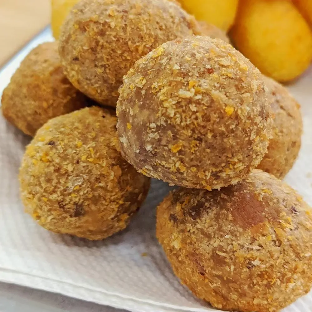 【海肉管家】香酥蛋黃芋泥丸 共50顆(每包10顆/300g)