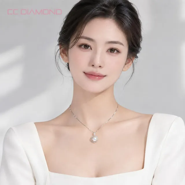 【CC Diamond】18K天然南洋白珍珠 維納斯墜飾(10.2mm)