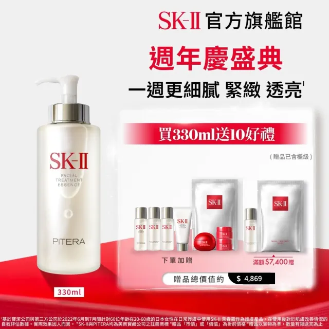 【SK-II】官方直營 青春露 330ml(加大組/緊緻/透亮/臉部保養)