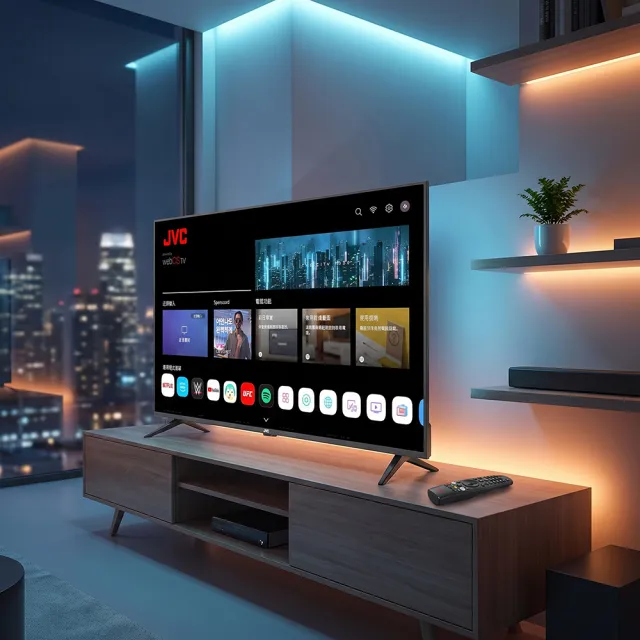 【JVC】家電快配★65型 Apple認證AirPlay2 4K HDR 飛輪體感連網液晶顯示器(65G2)
