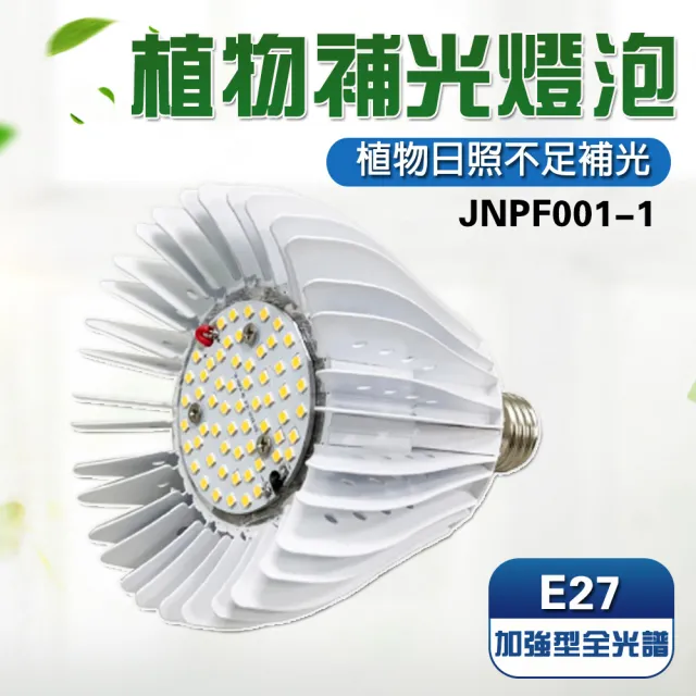 【JIUNPEY 君沛】40W 加強型光譜E27植物燈泡(植物生長燈)（其他規格）