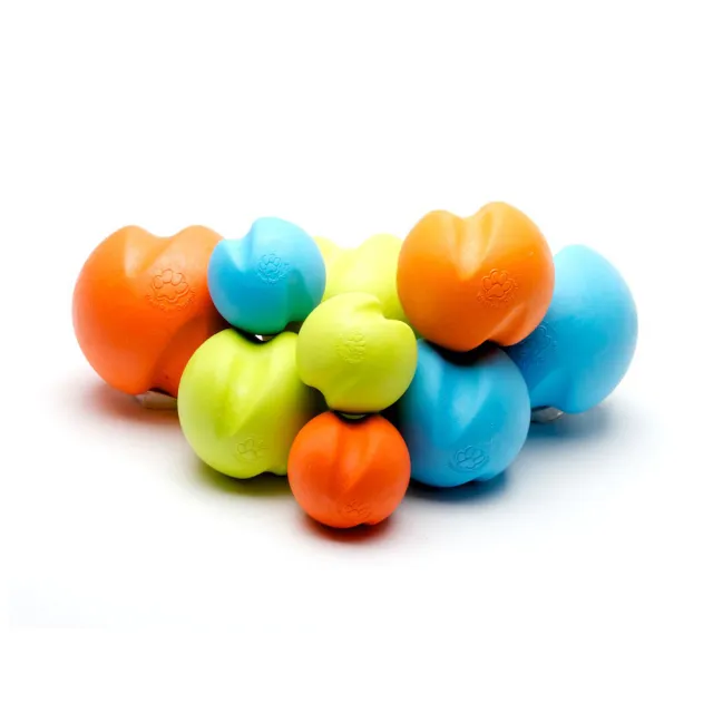 【West Paw】Jive磨牙耐咬球3.25英吋-L(中大型犬/狗玩具/耐咬/互動/咀嚼/浮水/寵物玩具)