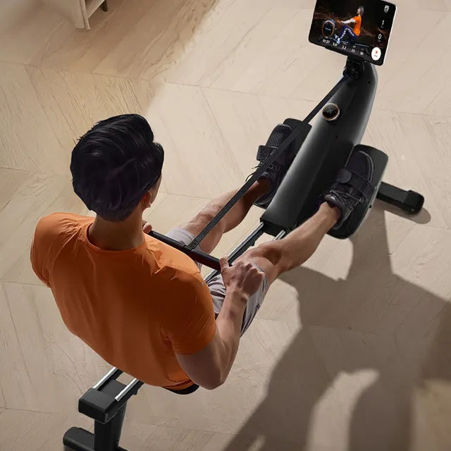 【Philips 飛利浦】FIT3102R 飛利浦智發電磁控划船機-小鯊魚(全身訓練/圓肩駝背/訓練背部肌肉/自行組裝)