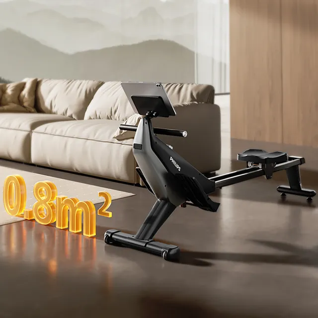 【Philips 飛利浦】FIT3102R 飛利浦智發電磁控划船機-小鯊魚(全身訓練/圓肩駝背/訓練背部肌肉/自行組裝)