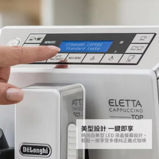 【Delonghi 迪朗奇】ECAM45.760.W(全自動義式咖啡機 歐洲原裝進口)☆限量販售☆