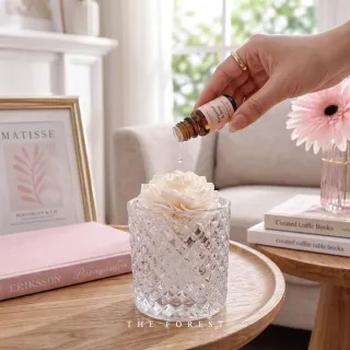 【The Forest 癒森林】野薔薇香氛擴香水晶禮盒含15ml品牌香氛油(送禮禮盒/居家香氛/生日禮物/精油香氛)