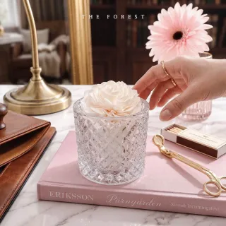 【The Forest 癒森林】野薔薇香氛擴香水晶禮盒含30ml品牌香氛油(送禮禮盒/居家香氛/生日禮物/香氛精油)