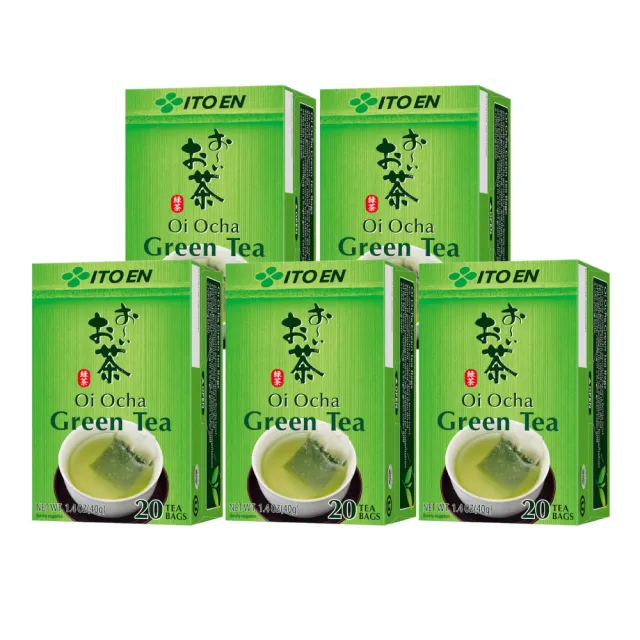 【伊藤園】Oi Ocha綠茶/玄米茶(抹茶入)茶包20入x 5盒