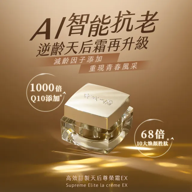 【牛爾京城之霜】高效訂製天后尊榮霜EX 50g+尊榮訂製保濕醒膚露120ml(修護/抗老/彈力)