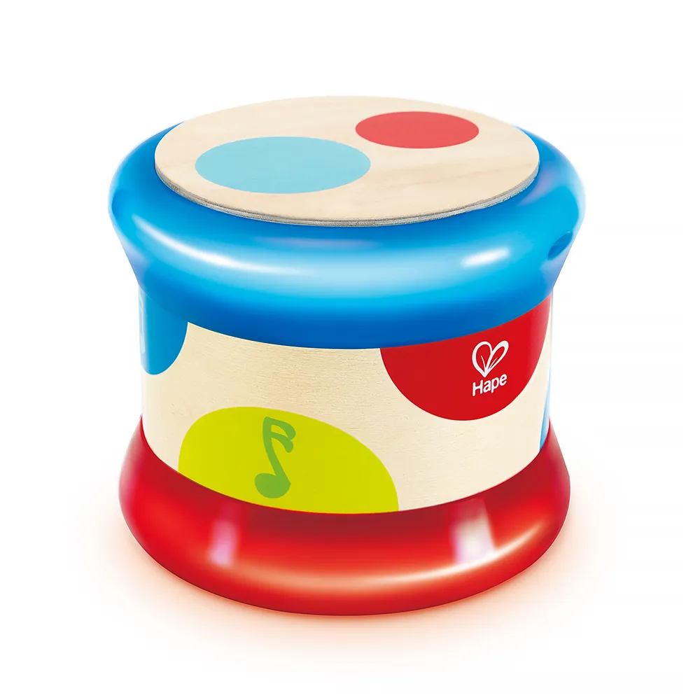 【Hape】滾滾樂電子音樂鼓(木製玩具/木頭玩具/彌月禮/生日禮)