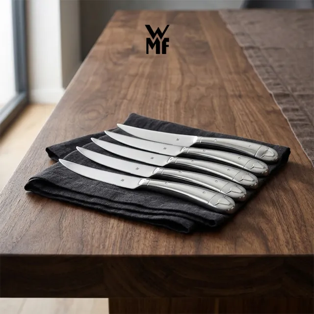 【WMF】頂級鍛造硬鋼牛排刀六件組 西餐刀具 餐刀組 送禮推薦