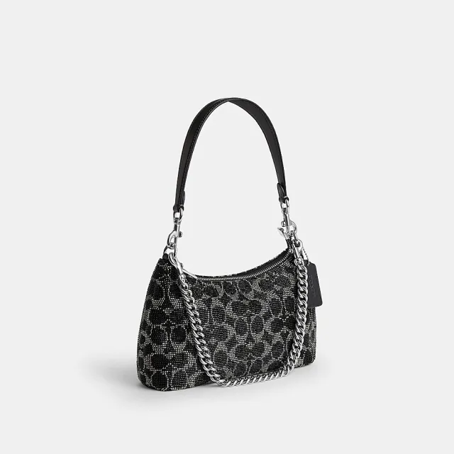 【COACH】蔻馳官方直營 TERI 絲緞面串珠/櫻桃刺繡單肩手袋 單肩包 斜背包-多款任選(CET14/CFQ27)