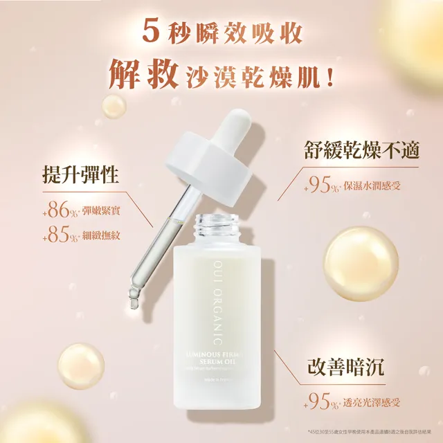 【WeOrganic 唯有機】法國緊緻賦活組(精華油+乳液)