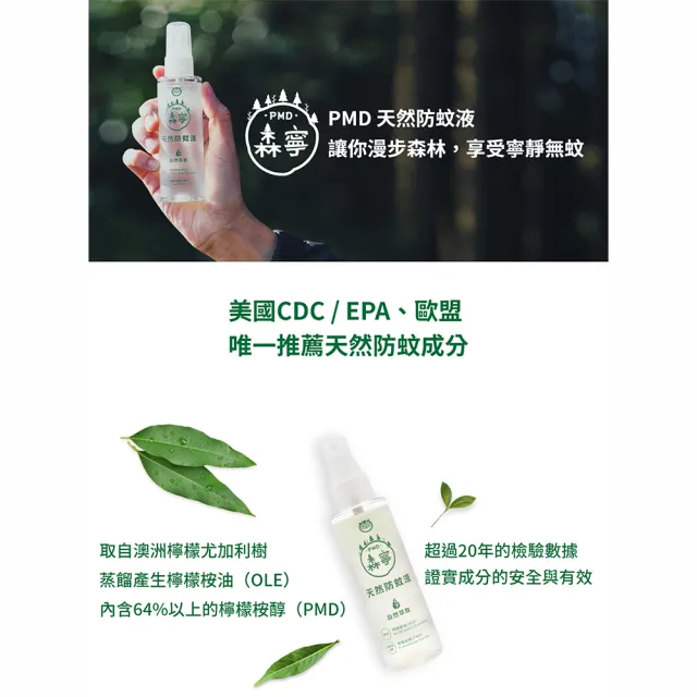 【福來朗】PMD森寧天然防蚊液80ml｜防蚊液｜防蚊噴霧｜小黑蚊｜長效防蚊｜孕婦｜3歲以上幼童適用