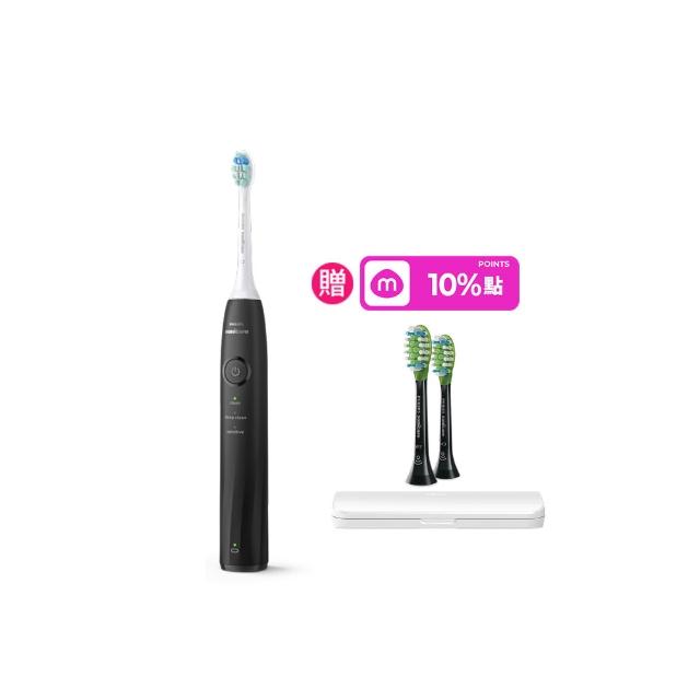 【Philips 飛利浦】momo獨家 HX5070/01 Sonicare舒適清潔音波電動牙刷-黑色(壓力感應/官方直營)