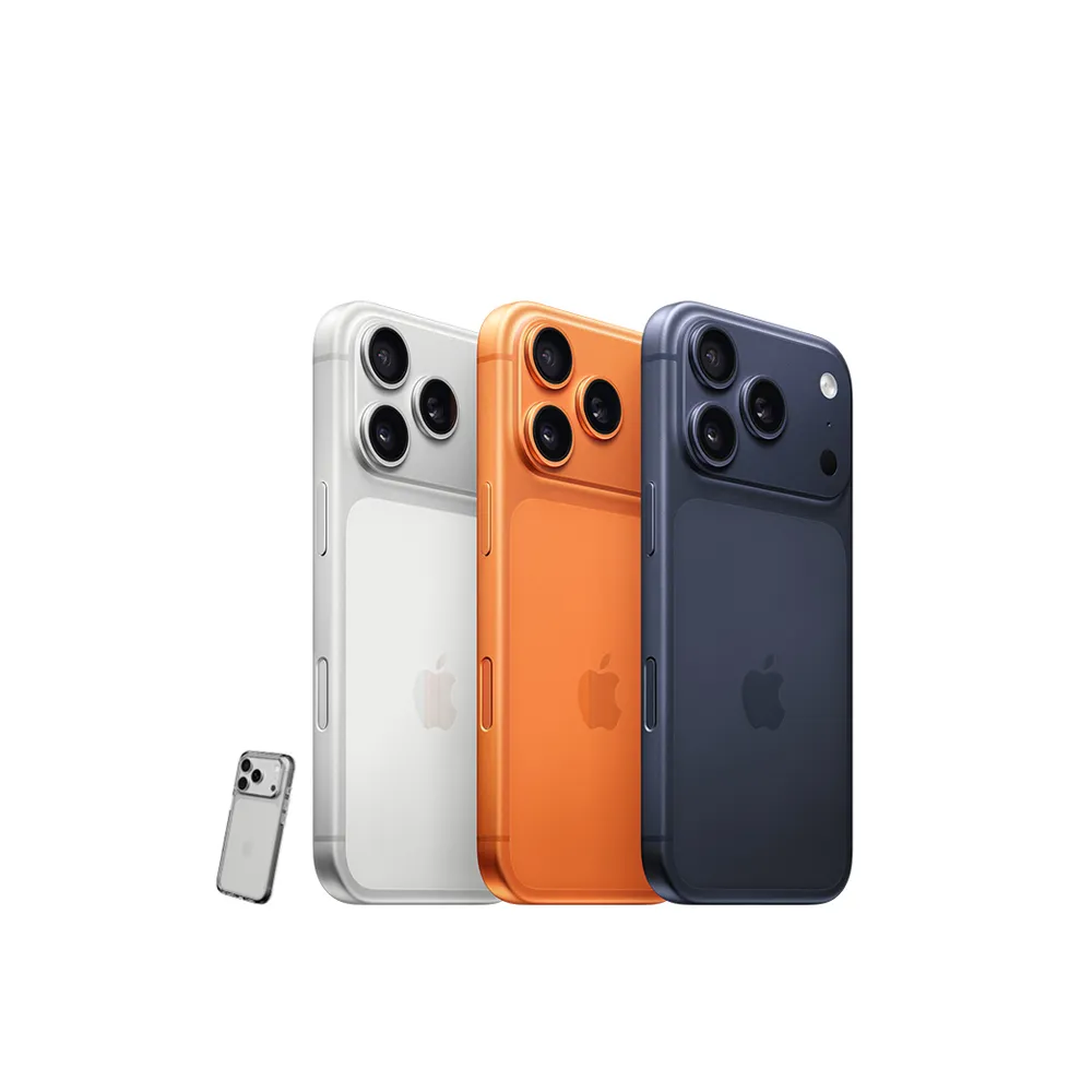 【Apple】iPhone 17 Pro(256G/6.3吋)(犀牛盾透明防摔殼組)